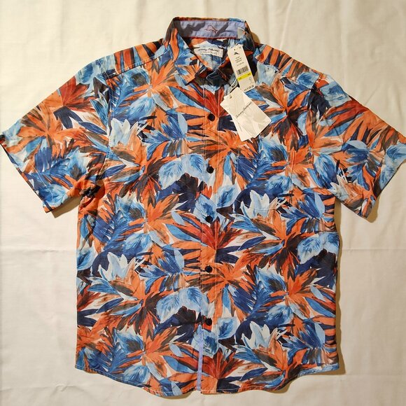 NWT Tommy Bahama Men's Island Zone Botton Down Shirt M - Picture 1 of 8